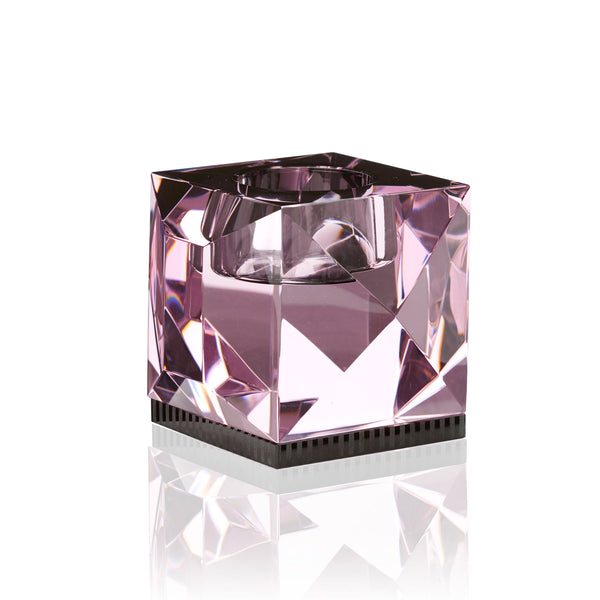REFLECTIONS OPHELIA SQUARE T-LIGHT CRYSTAL CANDLE HOLDER